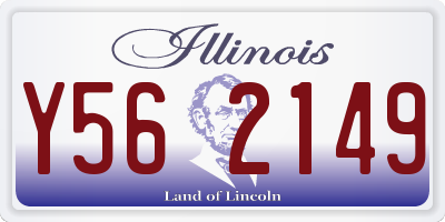 IL license plate Y562149