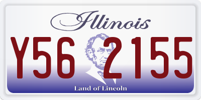 IL license plate Y562155