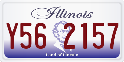 IL license plate Y562157