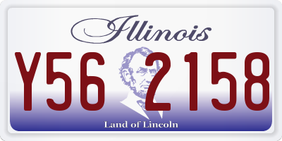 IL license plate Y562158