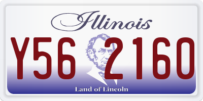 IL license plate Y562160