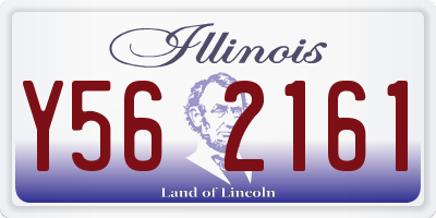 IL license plate Y562161