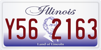 IL license plate Y562163