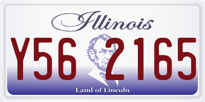 IL license plate Y562165
