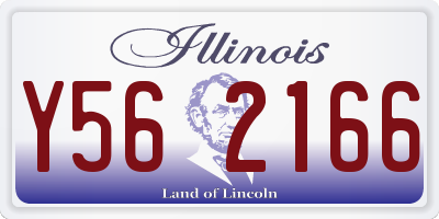 IL license plate Y562166