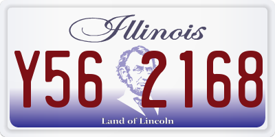 IL license plate Y562168