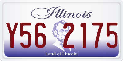 IL license plate Y562175