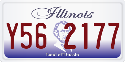 IL license plate Y562177