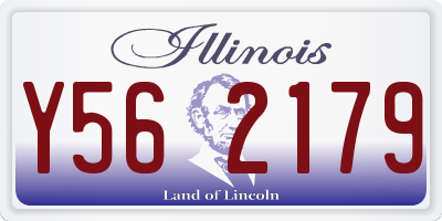 IL license plate Y562179