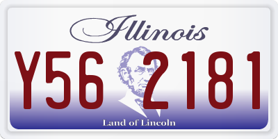 IL license plate Y562181