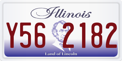 IL license plate Y562182