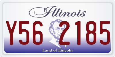 IL license plate Y562185