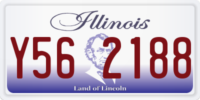 IL license plate Y562188
