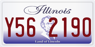 IL license plate Y562190