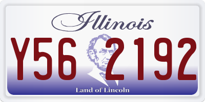 IL license plate Y562192