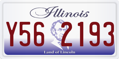 IL license plate Y562193