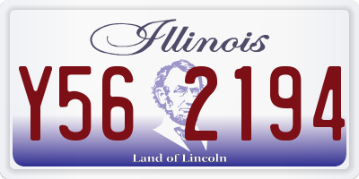 IL license plate Y562194
