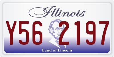 IL license plate Y562197