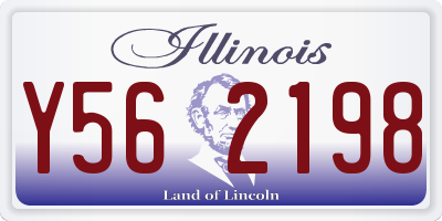 IL license plate Y562198