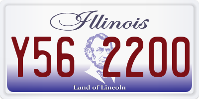IL license plate Y562200