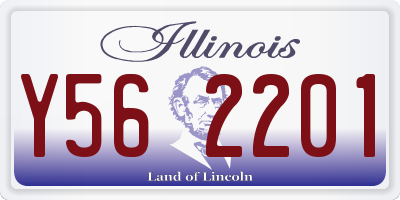 IL license plate Y562201