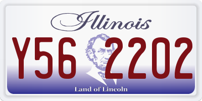 IL license plate Y562202