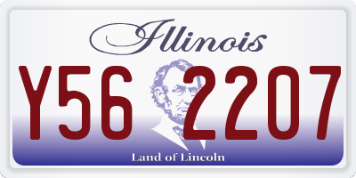 IL license plate Y562207