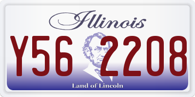 IL license plate Y562208