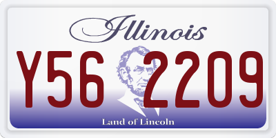 IL license plate Y562209