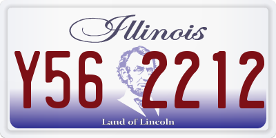 IL license plate Y562212