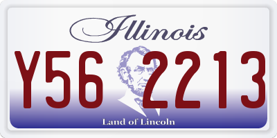IL license plate Y562213