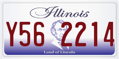 IL license plate Y562214