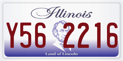 IL license plate Y562216