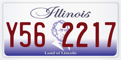 IL license plate Y562217