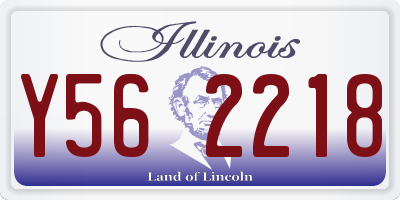 IL license plate Y562218