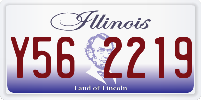IL license plate Y562219