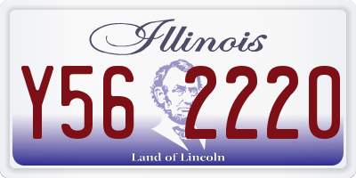 IL license plate Y562220