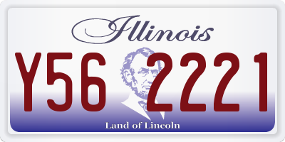 IL license plate Y562221