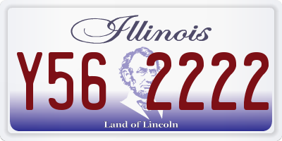 IL license plate Y562222