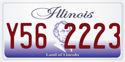 IL license plate Y562223