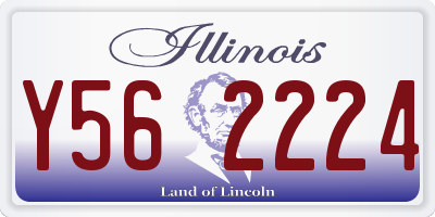 IL license plate Y562224