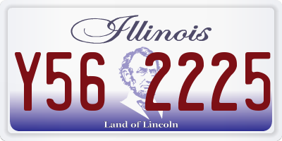 IL license plate Y562225