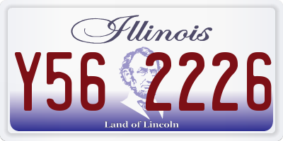 IL license plate Y562226