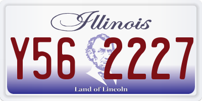 IL license plate Y562227