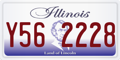 IL license plate Y562228