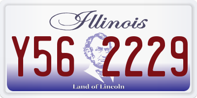 IL license plate Y562229