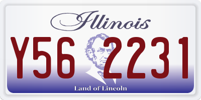 IL license plate Y562231