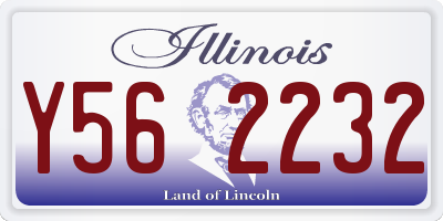 IL license plate Y562232