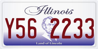 IL license plate Y562233