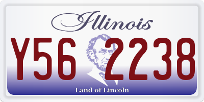 IL license plate Y562238